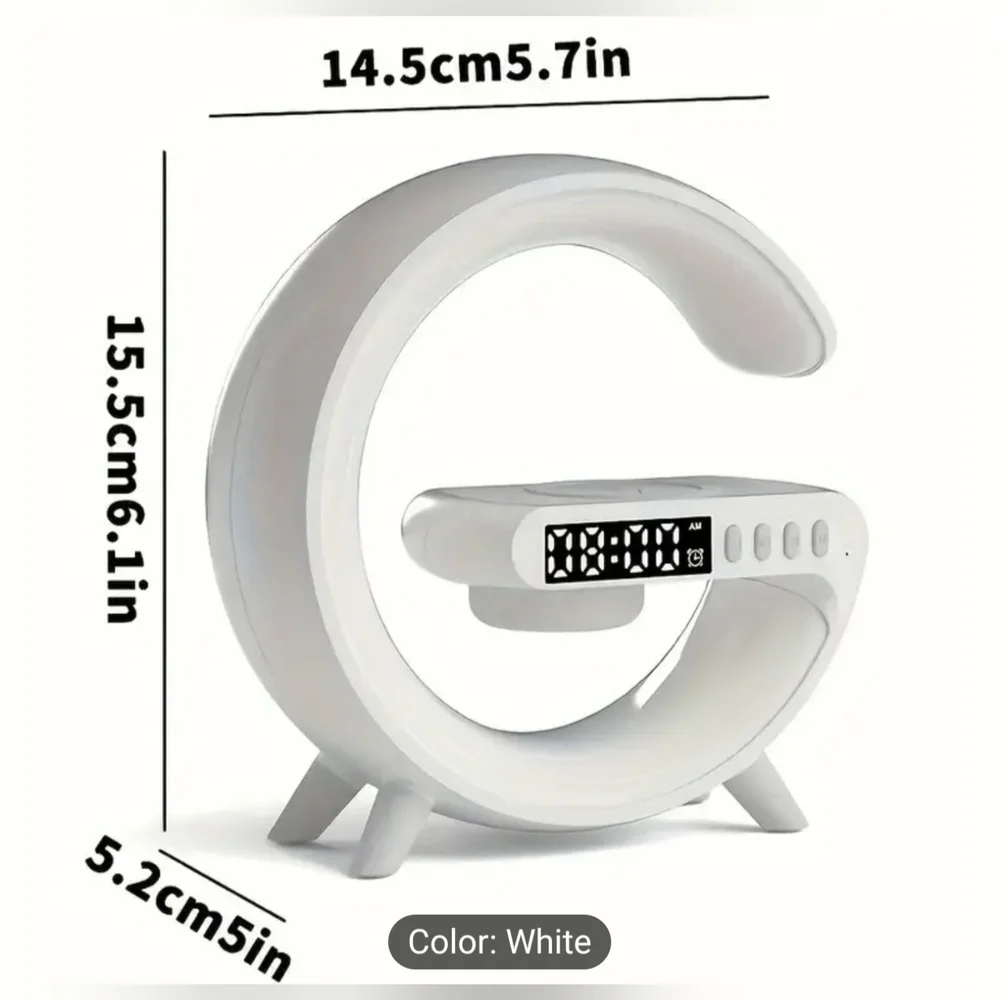 Wireless Sunrise Alarm Speaker with RGB Rhythm Light - Fast Charging T10MIS